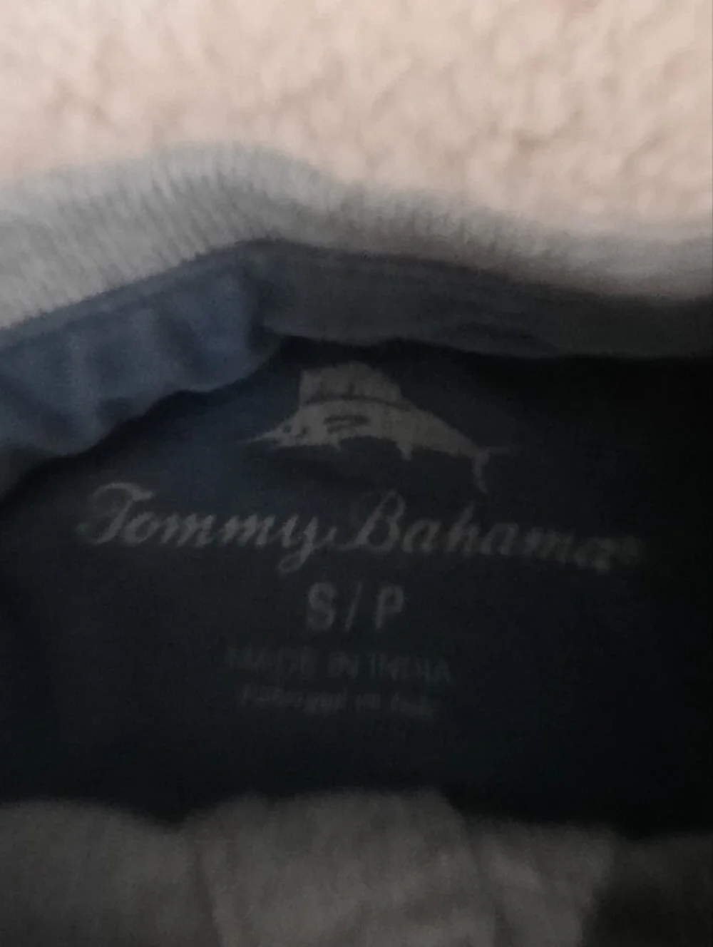 Tommy Bahama Navy Marlin Fish Accent